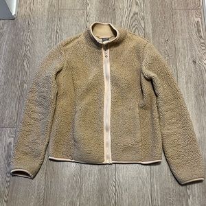 Joe Fresh Teddy Sherpa zip up size medium
